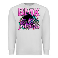 Dove Grey bmx princess Premium Sweatshirt - AdoDesignShop