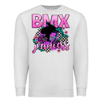 Oatmeal Heather bmx princess Premium Sweatshirt - AdoDesignShop