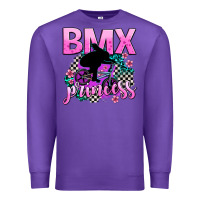 Purple bmx princess Premium Sweatshirt - AdoDesignShop