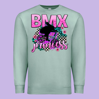Bmx Princess Premium Sweatshirt Designed By Adodesignshop
