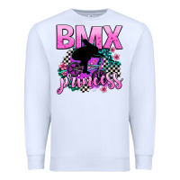 White bmx princess Premium Sweatshirt - AdoDesignShop