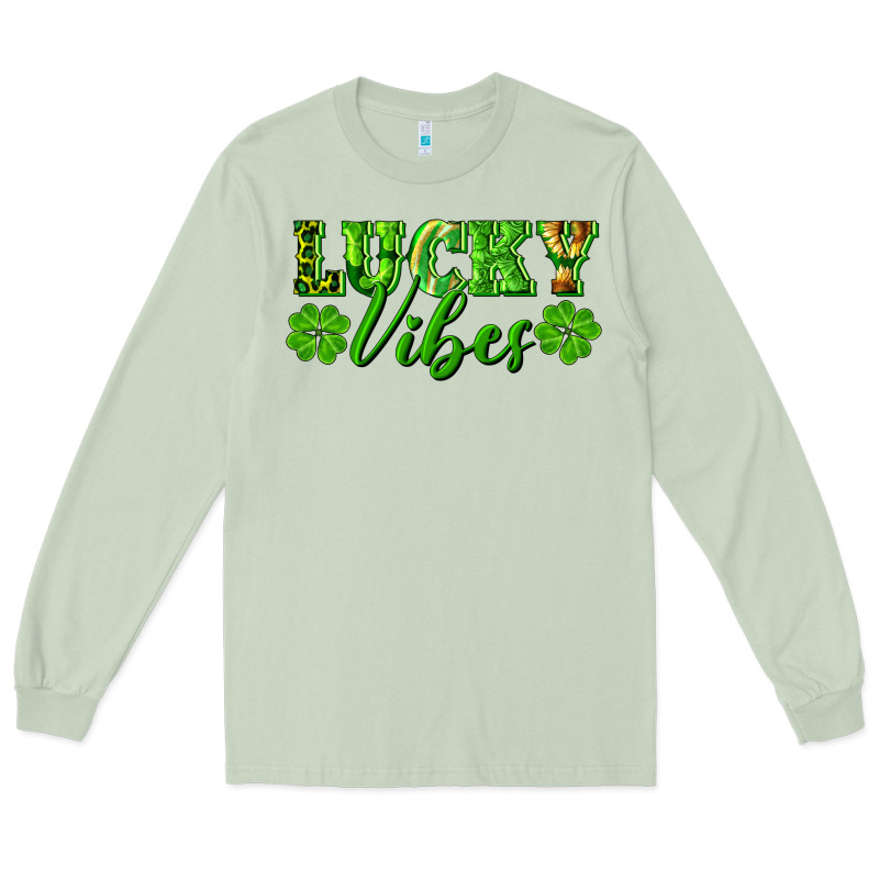 Lucky Vibes Long Sleeve Tee by RanaPortraitStore | Teevron