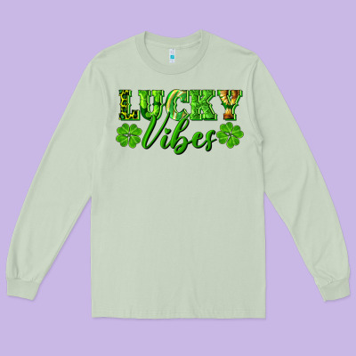 Long Sleeve Tee lucky vibes