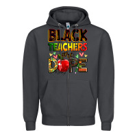 Smoke black teachers are dope Zipper Hoodie - Zillion Design Studio