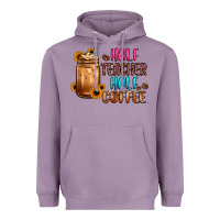 Lavender half teacher half coffee Heavyweight Hoodie - JahusDesignShop