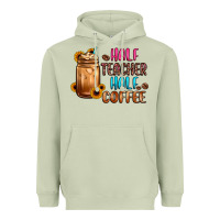 Matcha half teacher half coffee Heavyweight Hoodie - JahusDesignShop