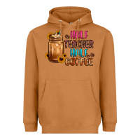 Meerkat half teacher half coffee Heavyweight Hoodie - JahusDesignShop