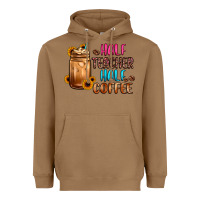 Toasted Coconut half teacher half coffee Heavyweight Hoodie - JahusDesignShop
