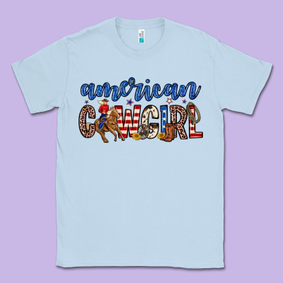 American Cowgirl Classic Tee Designed By Zillion Design Studio