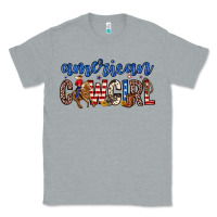 Heather Grey american cowgirl Classic Tee - Zillion Design Studio