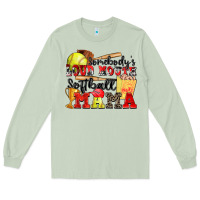 Matcha somebody's loud mouth softball mama Long Sleeve Tee - Zillion Design Studio
