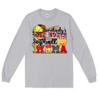 Moon Dust somebody's loud mouth softball mama Long Sleeve Tee - Zillion Design Studio