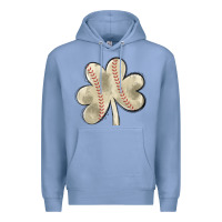 Colony Blue baseball distressed shamrock Premium Hoodie - MaliasSmallBusiness