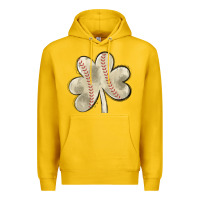 Lemon baseball distressed shamrock Premium Hoodie - MaliasSmallBusiness