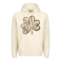 Tofu baseball distressed shamrock Premium Hoodie - MaliasSmallBusiness
