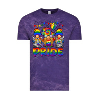 Cloud Purple pride gnome Vintage Tee - BarkalooDesign