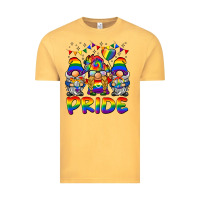 Vintage Mustard pride gnome Vintage Tee - BarkalooDesign