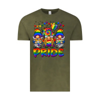 Vintage Olive pride gnome Vintage Tee - BarkalooDesign