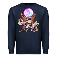 Navy stay witchy Premium Sweatshirt - BundleAndBundleShop