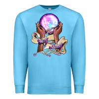 Ocean Blue stay witchy Premium Sweatshirt - BundleAndBundleShop