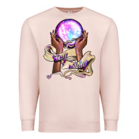 Pale Pink stay witchy Premium Sweatshirt - BundleAndBundleShop