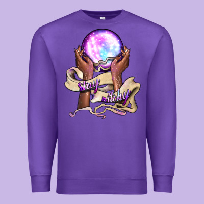 Stay Witchy Premium Sweatshirt Designed By Bundleandbundleshop