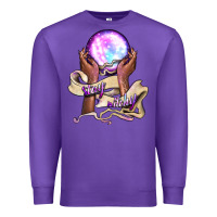 Purple stay witchy Premium Sweatshirt - BundleAndBundleShop