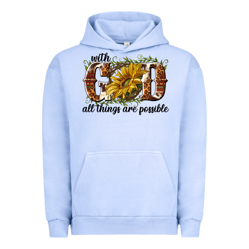 With God All Things Are Possible Urban Hoodie by NancyCooperArtShop | Teevron