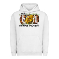 Pigment Lunar Rock with god all things are possible Urban Hoodie - NancyCooperArtShop