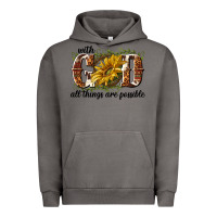 Pigment Tornado with god all things are possible Urban Hoodie - NancyCooperArtShop
