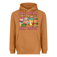 Meerkat half teacher half coffee Heavyweight Hoodie - JahusDesignShop