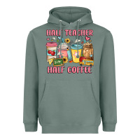 Sage half teacher half coffee Heavyweight Hoodie - JahusDesignShop