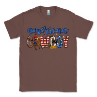 Chestnut American cowboy Classic Tee - Zillion Design Studio