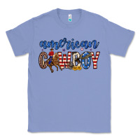 Colony Blue American cowboy Classic Tee - Zillion Design Studio