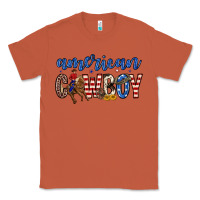 Copper American cowboy Classic Tee - Zillion Design Studio