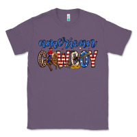 Lavender American cowboy Classic Tee - Zillion Design Studio