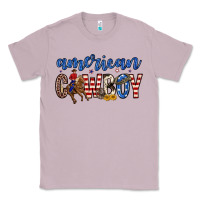 Lilac American cowboy Classic Tee - Zillion Design Studio