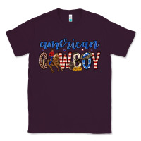 Plum American cowboy Classic Tee - Zillion Design Studio