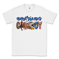 White American cowboy Classic Tee - Zillion Design Studio