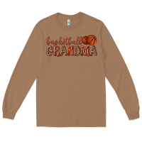Toasted Coconut basketball grandma with leopard Long Sleeve Tee - texasbilliewilder