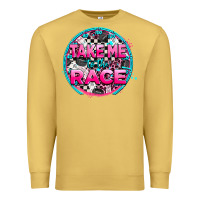 Antique Gold take me to the race Premium Sweatshirt - AdoDesignShop