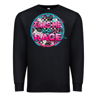 Black take me to the race Premium Sweatshirt - AdoDesignShop