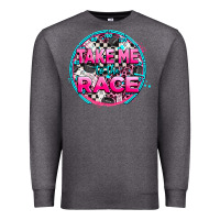 Charcoal Heather take me to the race Premium Sweatshirt - AdoDesignShop