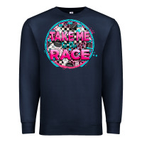 Navy take me to the race Premium Sweatshirt - AdoDesignShop