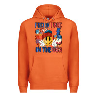 Carrot feelin free in the usa Premium Hoodie - MaliasSmallBusiness