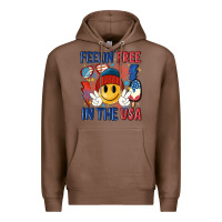 Chestnut feelin free in the usa Premium Hoodie - MaliasSmallBusiness