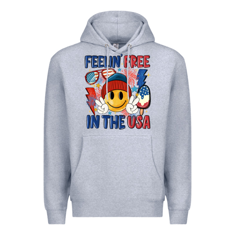 Feelin Free In The Usa Premium Hoodie by MaliasSmallBusiness | Teevron