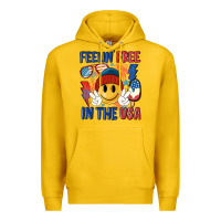 Lemon feelin free in the usa Premium Hoodie - MaliasSmallBusiness