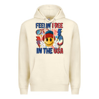 Sandshell feelin free in the usa Premium Hoodie - MaliasSmallBusiness