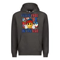 Smoke feelin free in the usa Premium Hoodie - MaliasSmallBusiness